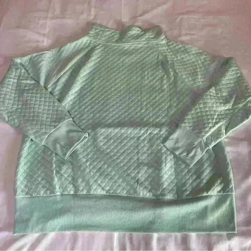 GreenTea Pullover Sweater Mint Women's Size XXL  Mock Neck Long Sleeve  Active - Picture 7 of 7